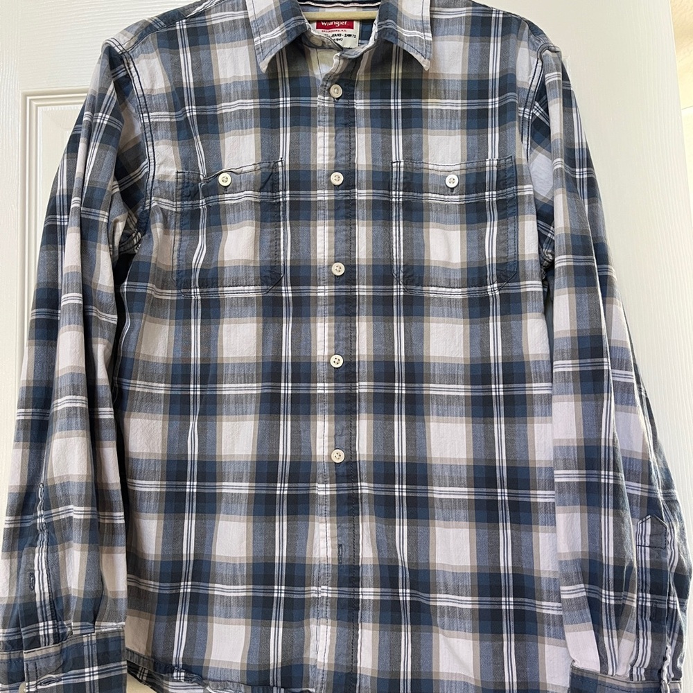 CHICAGO CUBS Plaid Cotton Handsewn Shirt - Medium - Picture 4 of 4